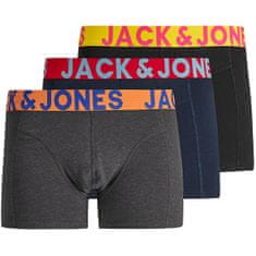 Jack&Jones 3 PACK - férfi boxeralsó JACCRAZY 12151349 (Méret S)