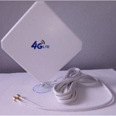 Ablakra való, tapadókorongokkal Huawei Router antenna B310 B525 4G LTE /3G/2G 5dBi , SMA male, 2m kábel, MIMO