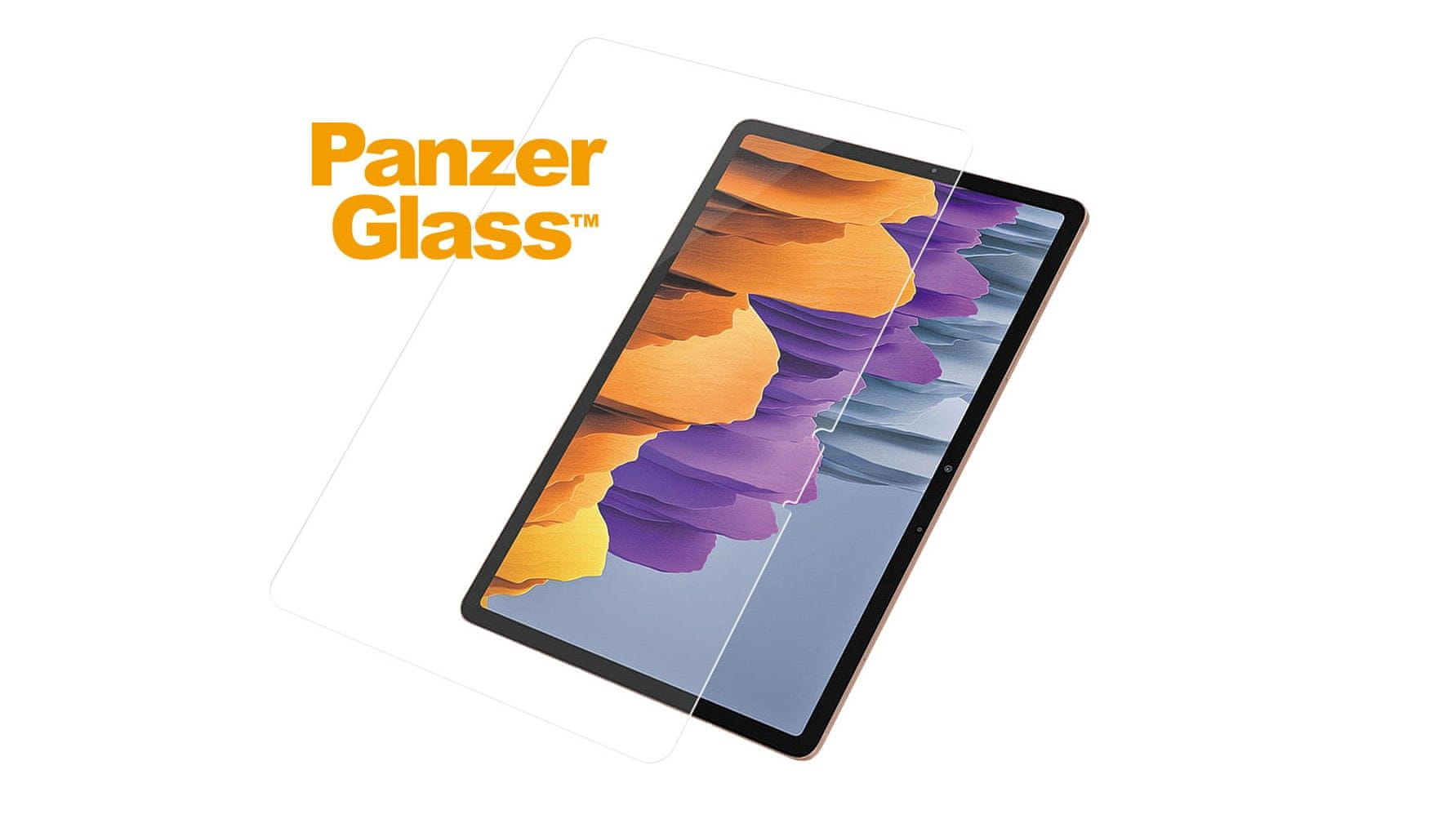 PanzerGlass Edge-to-Edge Antibacterial Samsung Galaxy Tab S7/S8 7241, fekete