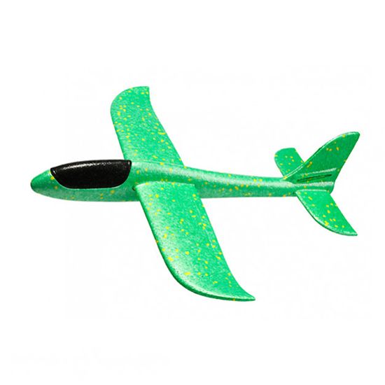 FOXGLIDER Gyerekrepülő dobásra - zöld repülőgép sík 48cm EPP