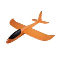 FOXGLIDER Gyerekrepülő dobásra - narancssárga repülőgép sík 48cm EPP