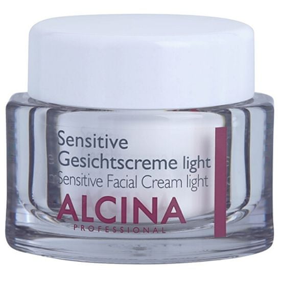 Alcina Gyengéd arckrém az érzékeny bőr megnyugtatására és erősítésére (Sensitive Facial Cream Light) 50 ml