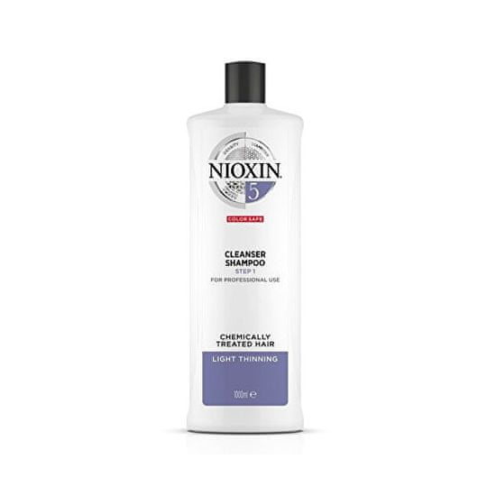 Nioxin Sampon festett, enyhén ritkuló hajra System 5 (Shampoo Cleanser System 5)