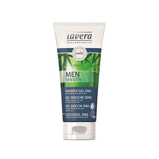Lavera Haj- és testápoló sampon férfiaknak 3in1 (Gently cleanses Skin & Care ) 200ml