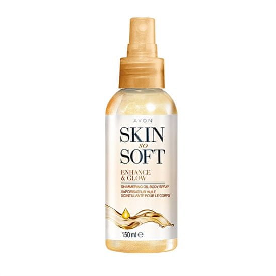 Avon Skin So Soft ragyogást kölcsönző testápoló olaj (Shimmering Oil Body Spray) 150 ml