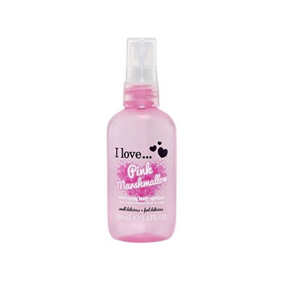 I Love Cosmetics Frissítő testpermet rózsaszínű pillecukor illattal (Pink Marshmallow Refreshing Body Spritzer) 100 m