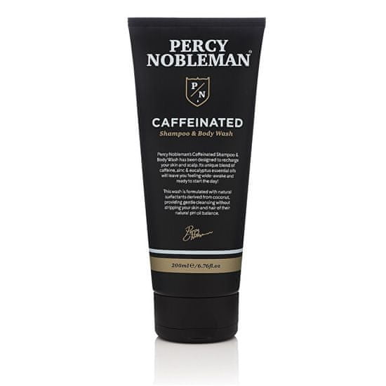 Percy Nobleman Koffeines sampon és mosakodógél (Shampoo & Body Wash) 200 ml