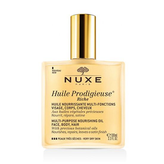 Nuxe Multifunkcionális száraz olaj nagyon száraz bőrre Huile Prodigieuse Riche (Multi-Purpose Nourishing