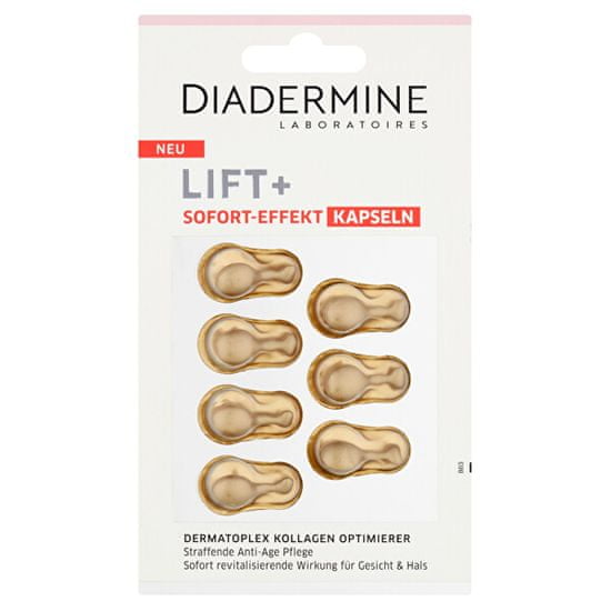 Diadermine Bőrfeszesítő kapszula azonnali hatással Lift + 7 db