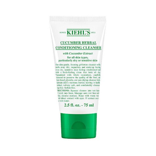 Kiehl´s Gyengéden tisztító bőremulzió uborka kivonatokkal (Cucumber Herbal Conditioning Cleanser) 75 ml