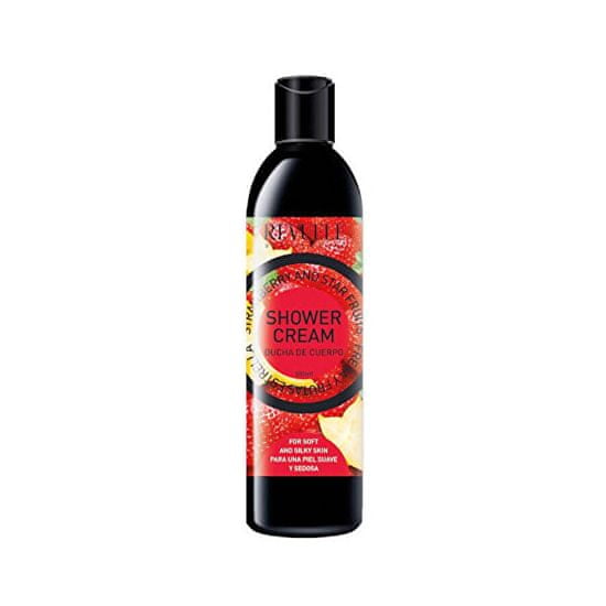 Revuele Gyümölcsös tusfürdő Fruit Skin Care (Strawberry and Star Fruits Body Shower Gel) 500 ml