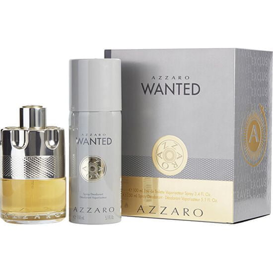 Azzaro Wanted - EDT 100 ml + dezodor spray  150 ml