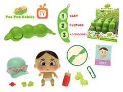 Baby Pea Pod Babák tartozékokkal 3 kapszula egy kapszulában - különböző változatok vagy színek keveréke