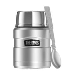 Thermos Style Food termosz kanállal és csészével - 470 ml rozsdamentes acél