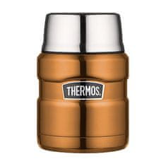 Thermos Style Food termosz kanállal és csészével - réz 470 ml