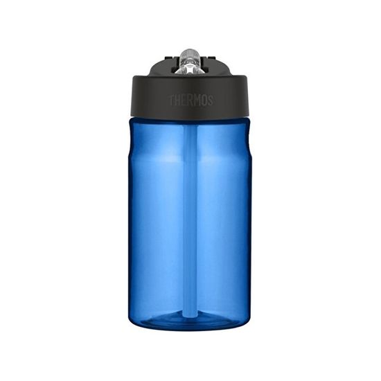 Thermos Baba hidratáló üveg szalmával - kék 350 ml