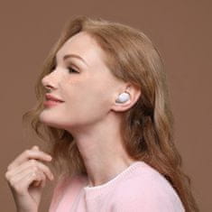 BASEUS Encok WM01 Plus TWS bluetooth fülhallgató, fehér