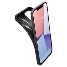 Spigen Liquid Air szilikon tok iPhone 12 Pro Max, fekete