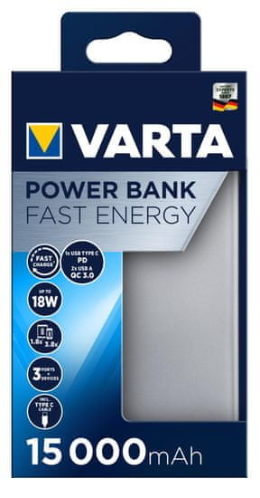 Varta Power Bank Fast Energy 15000 57982101111