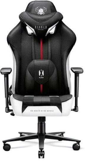 Diablo Chairs X-Player 2.0, fekete/ Fehér (5902560337754)