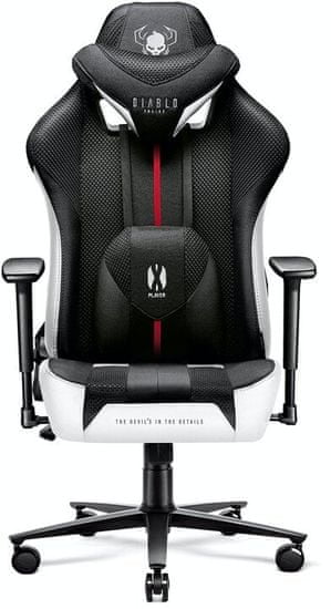 Diablo Chairs X-Player 2.0, XL, fekete/fehér (5902560337785)