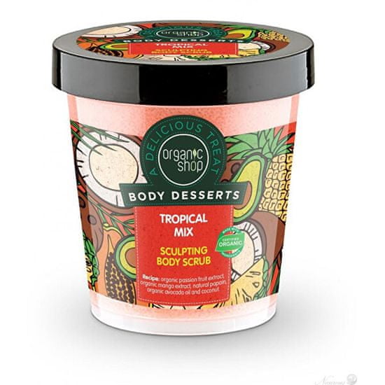 Organic Shop Bőrfeszesítőkrém Body Desserts Karamelles cappuccino (Firming Body Cream) 450 ml
