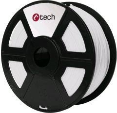 C-Tech nyomtatószál, PETG, 1,75 mm, 1 kg, fehér (3DF-PETG1.75-W)