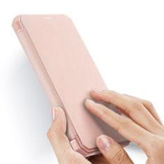 Dux Ducis Skin X bőr könyvtok iPhone 12 Pro Max, rózsaszín