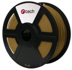 C-Tech Nyomtatószál, PLA, 1,75mm, 1kg, barna (3DF-PLA1.75-BR)