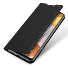Dux Ducis Skin Pro bőr könyvtok Samsung Galaxy A42 5G, fekete