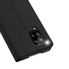 Dux Ducis Skin Pro bőr könyvtok Samsung Galaxy A42 5G, fekete