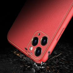 Dux Ducis Yolo bőr tok iPhone 11 Pro, piros