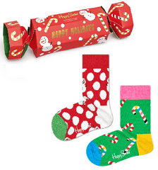 Happy Socks Kids Holiday Socks Gift Set zokni ajándékcsomag, 33 - 35, színes