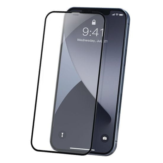 BASEUS Full screen 0,23 mm 2x üvegfólia iPhone 12 Pro Max, fekete