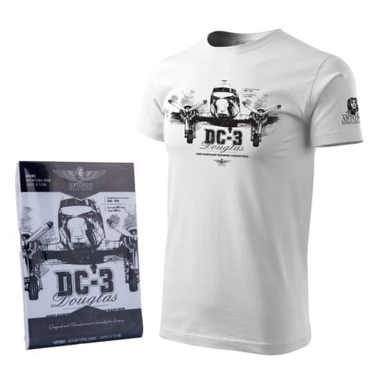 ANTONIO T-shirt ikermotoros síkkal DOUGLAS DC-3