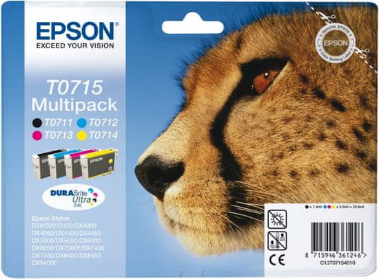 Epson T0715 - CMYK Multipack Tintapatron