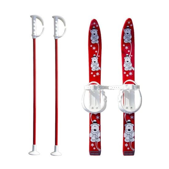 Master Baby Ski 70 cm - gyerek műanyag síléc - piros