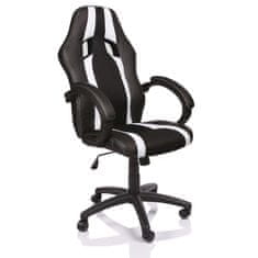 Tresko irodai szék Racing RS025 fekete - fehér