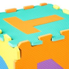 tectake Habszivacs puzzle szőnyeg, 86 darabos - színes