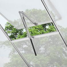 tectake Automatikus üvegház ablaknyitó - ezüst