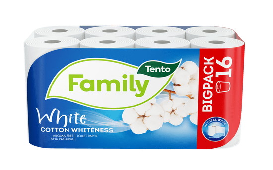 Tento Aroma Cotton Whiteness 3x 16 db - 2-rétegű WC-papír