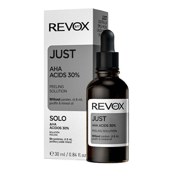 Revox Bőrradír AHA Acids Just 30% (Peeling Solution) 30 ml