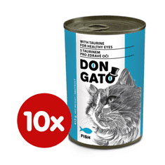 Dibaq DON GATO konzerv macskáknak hal 10x415 g