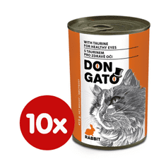 Dibaq DON GATO konzerv macskáknak nyúlhús 10x415 g