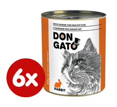 Dibaq DON GATO konzerv macskáknak nyúlhús 6x850 g