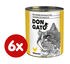 Dibaq DON GATO macskakonzerv, baromfi, 6x850 g