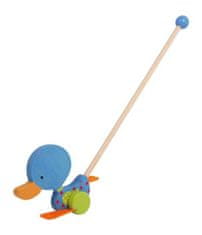 Legler Kis lábhúzó játék hintázó kacsa kék