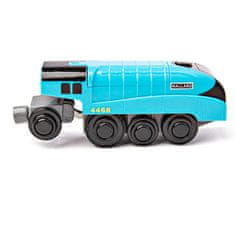 Bigjigs Rail elektromos mozdony Mallard kék