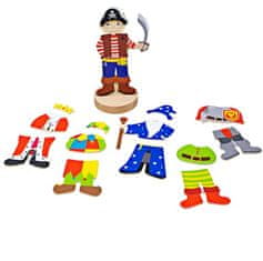 Bigjigs Toys Mágneses öltöztető puzzle Misztikus karakterek