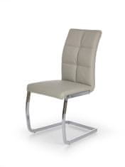 Halmar Étkező szék K228 - világos szürke / króm